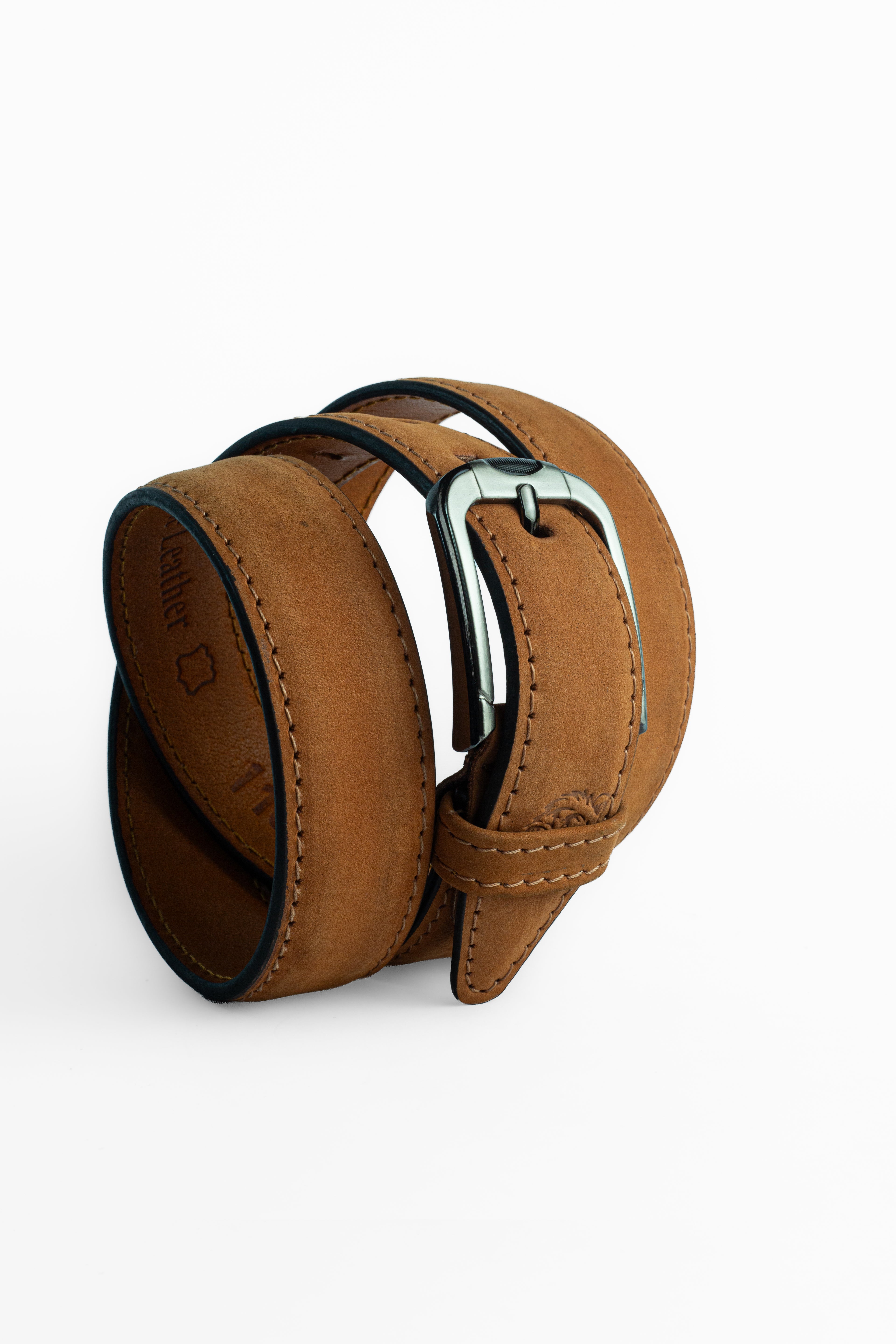 classic 1 sada waxed suede belt 3.5cm - Havan