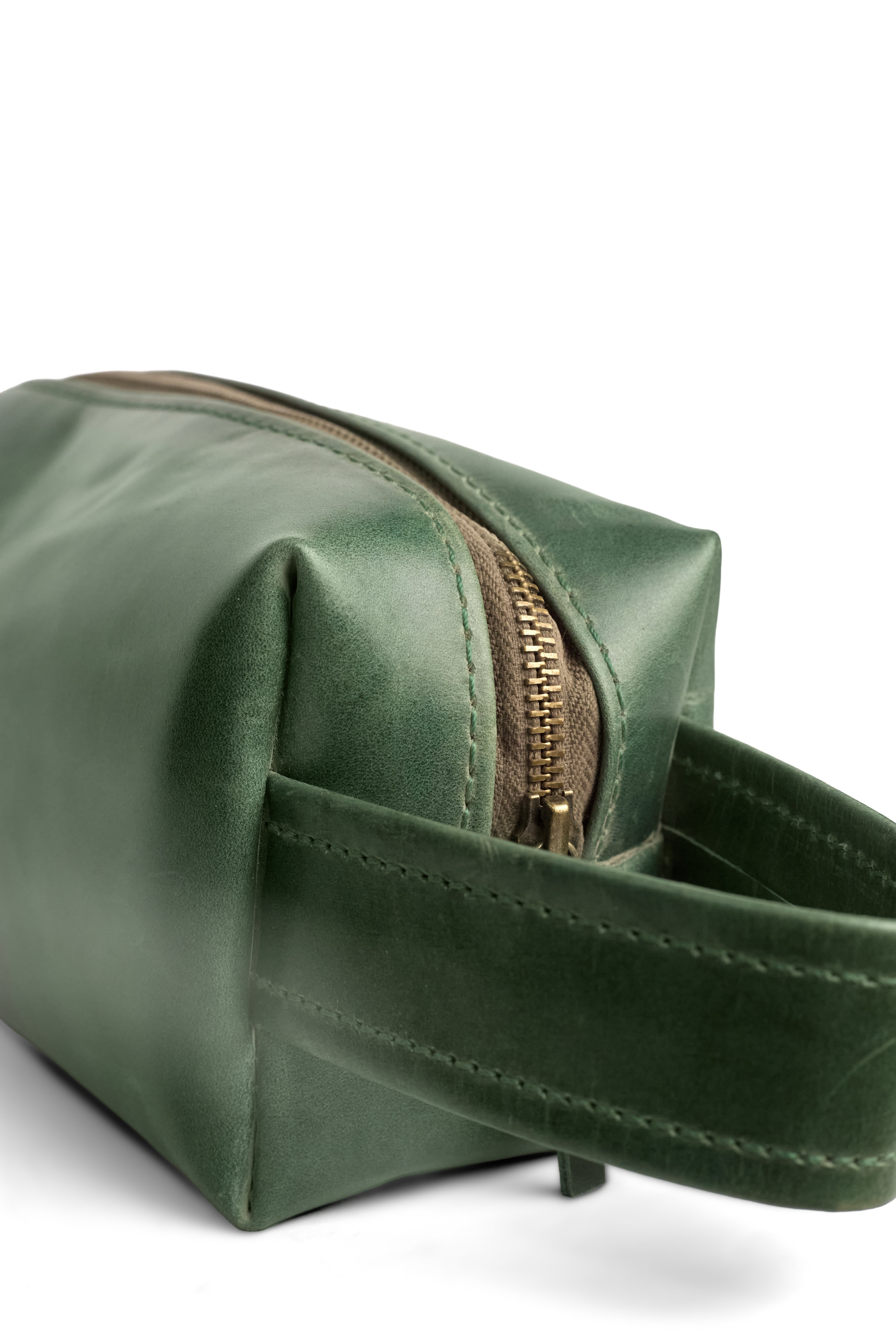 Hand Bag Green Crazy Horse XL