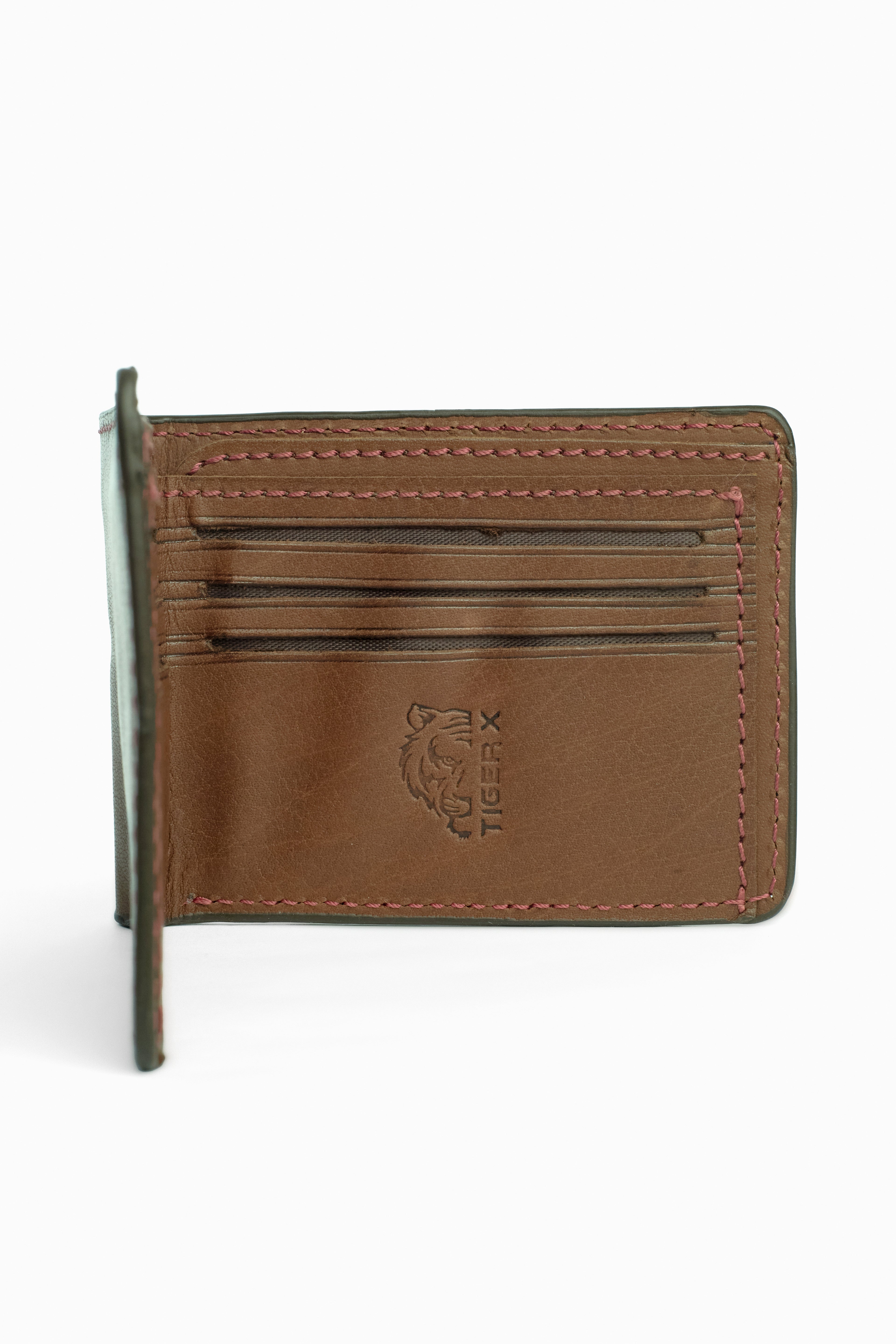 wallet napa 12 pockets brown