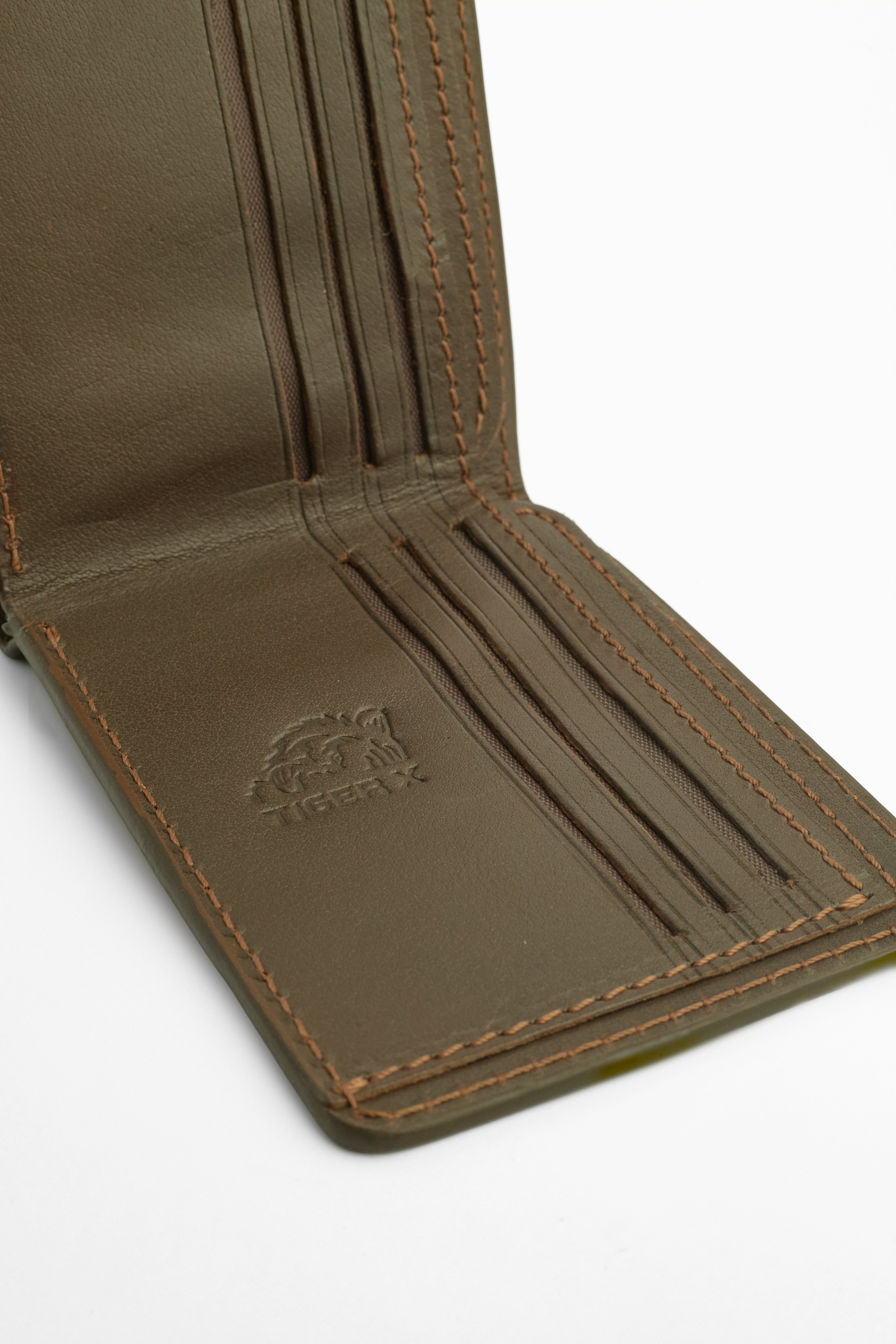 wallet napa 12 pockets dark-brown