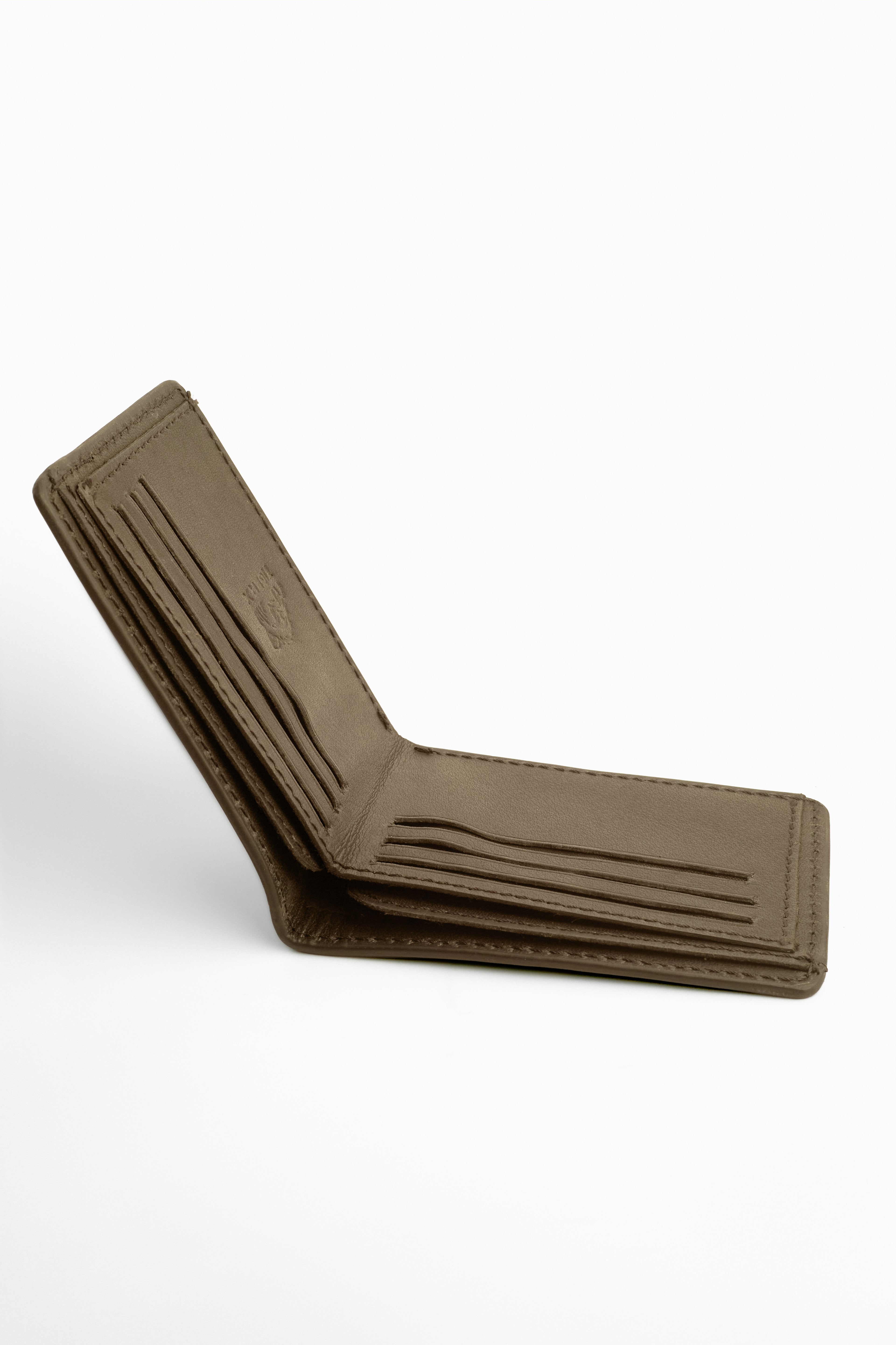 wallet napa 12 pockets dark-brown