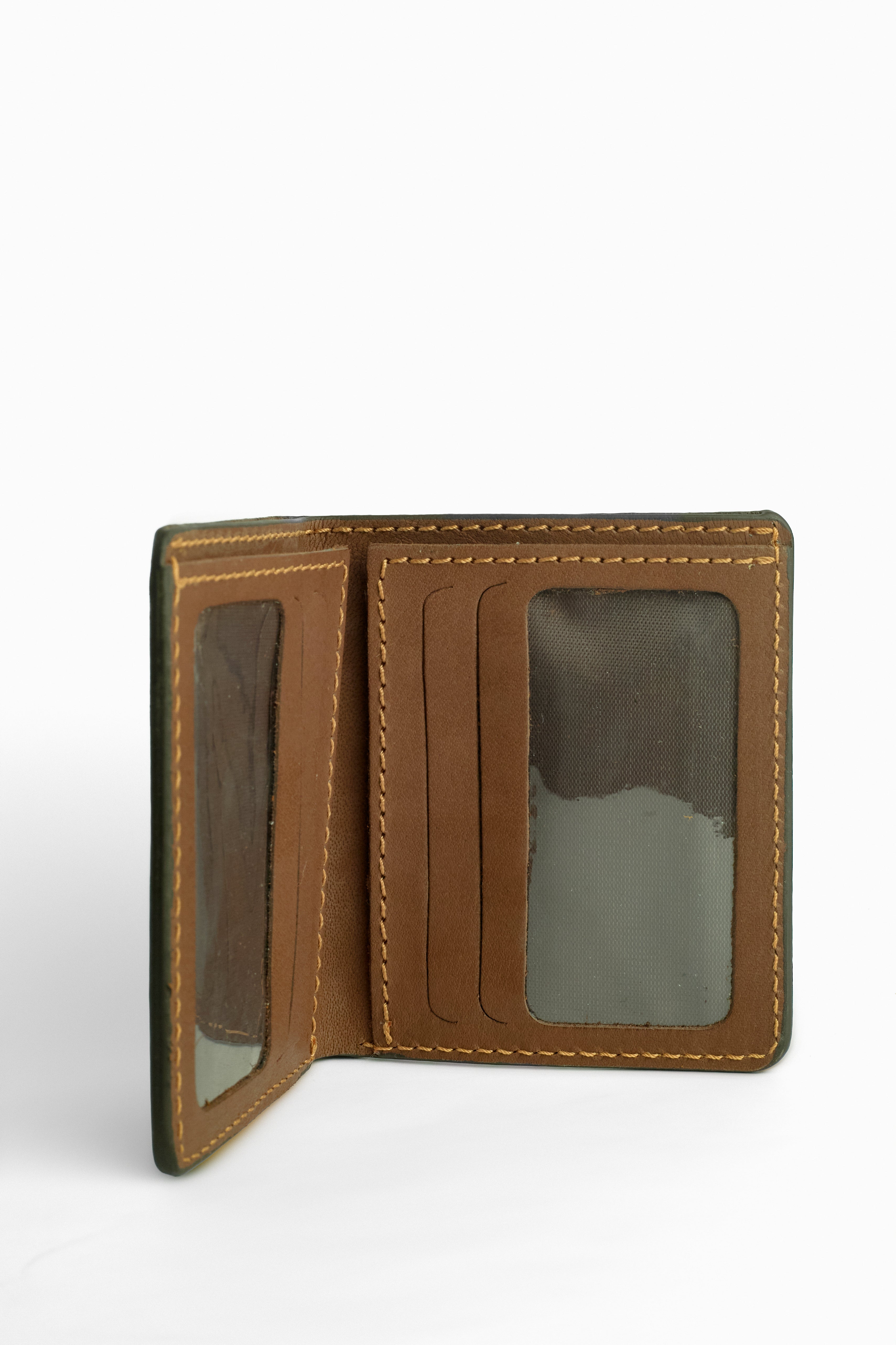 wallet napa Split Clear brown
