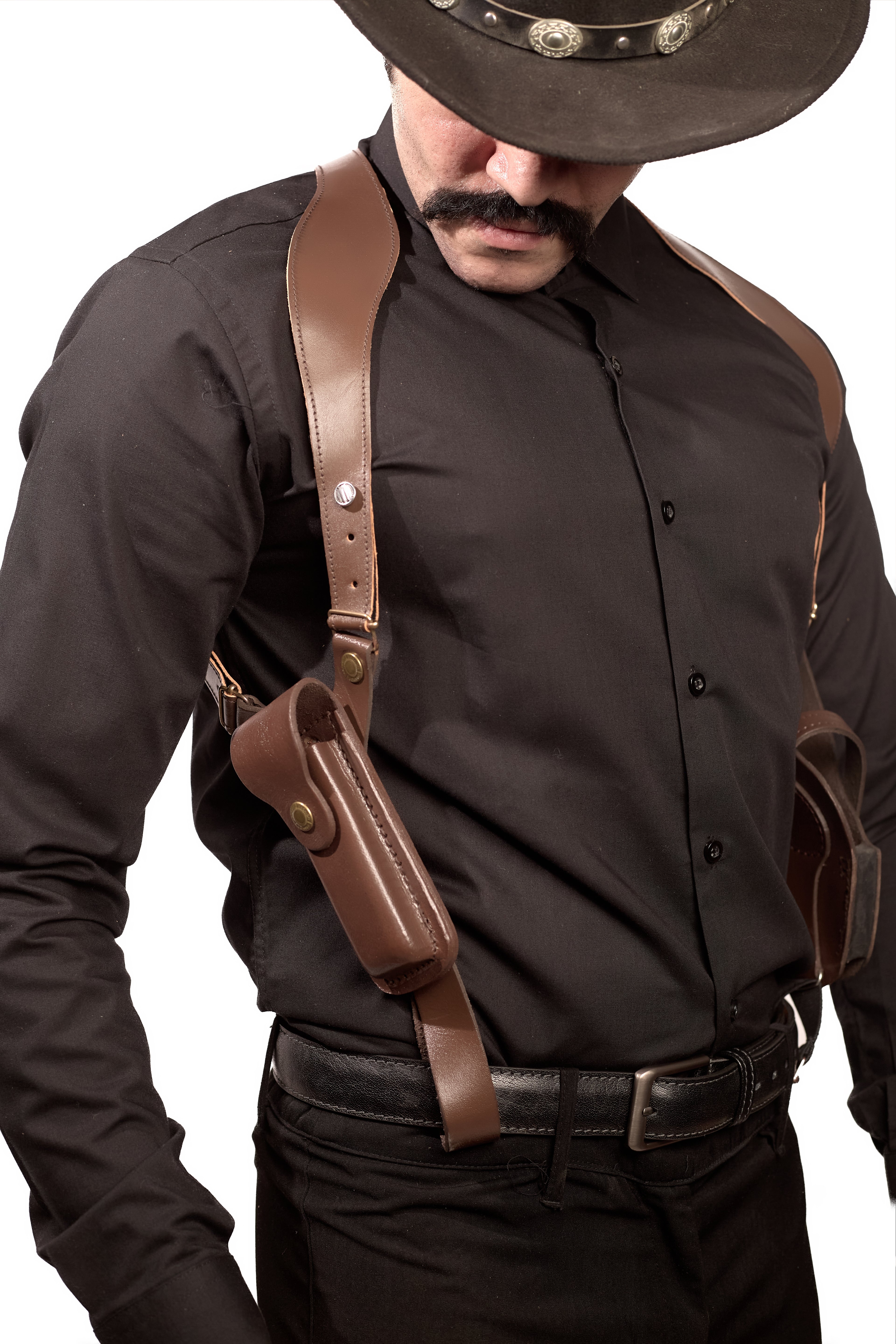 Shoulder Holster with Mag Pouch Brown (Sig_sauer)