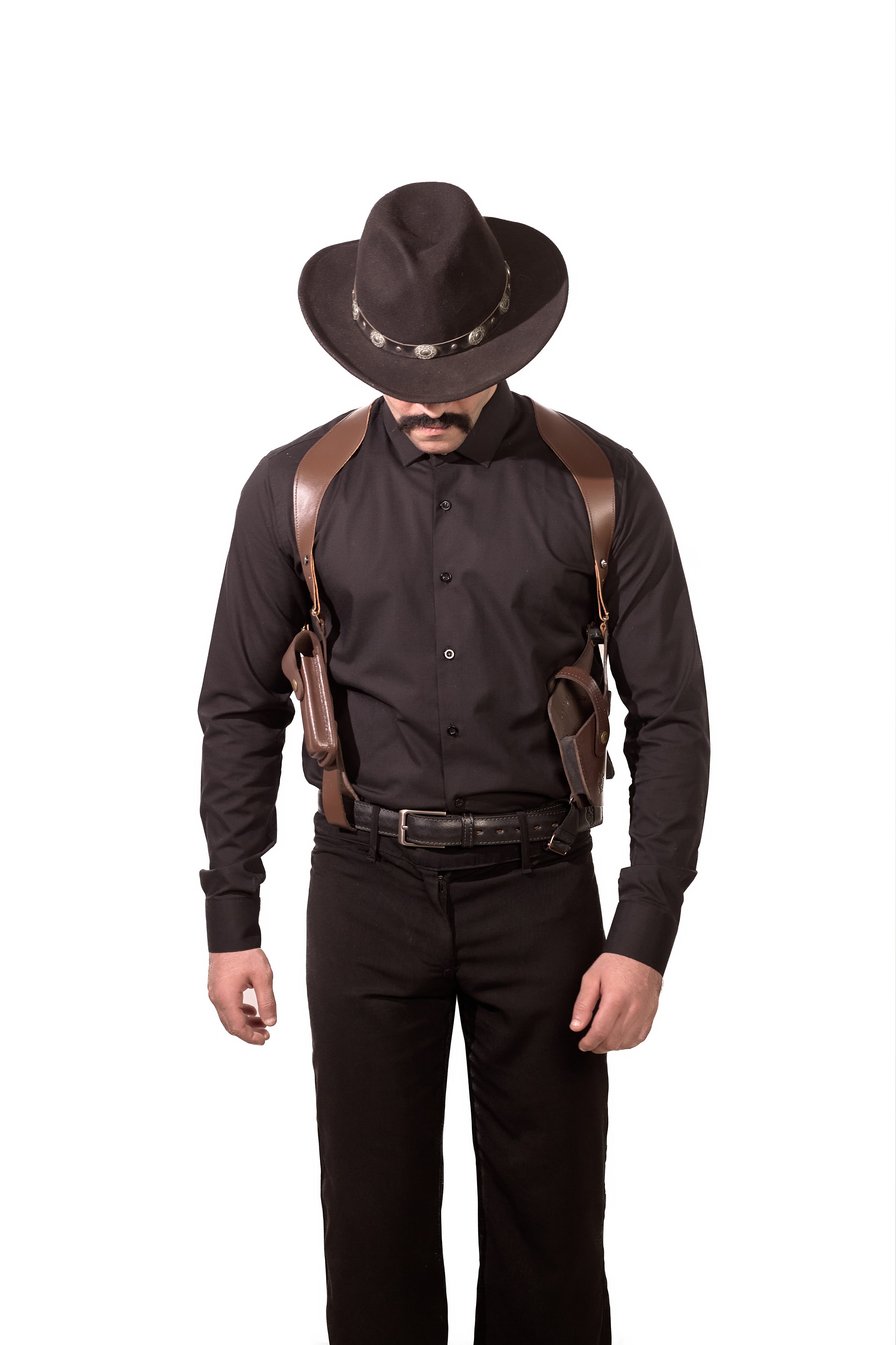 Shoulder Holster with Mag Pouch Brown (Sig_sauer)