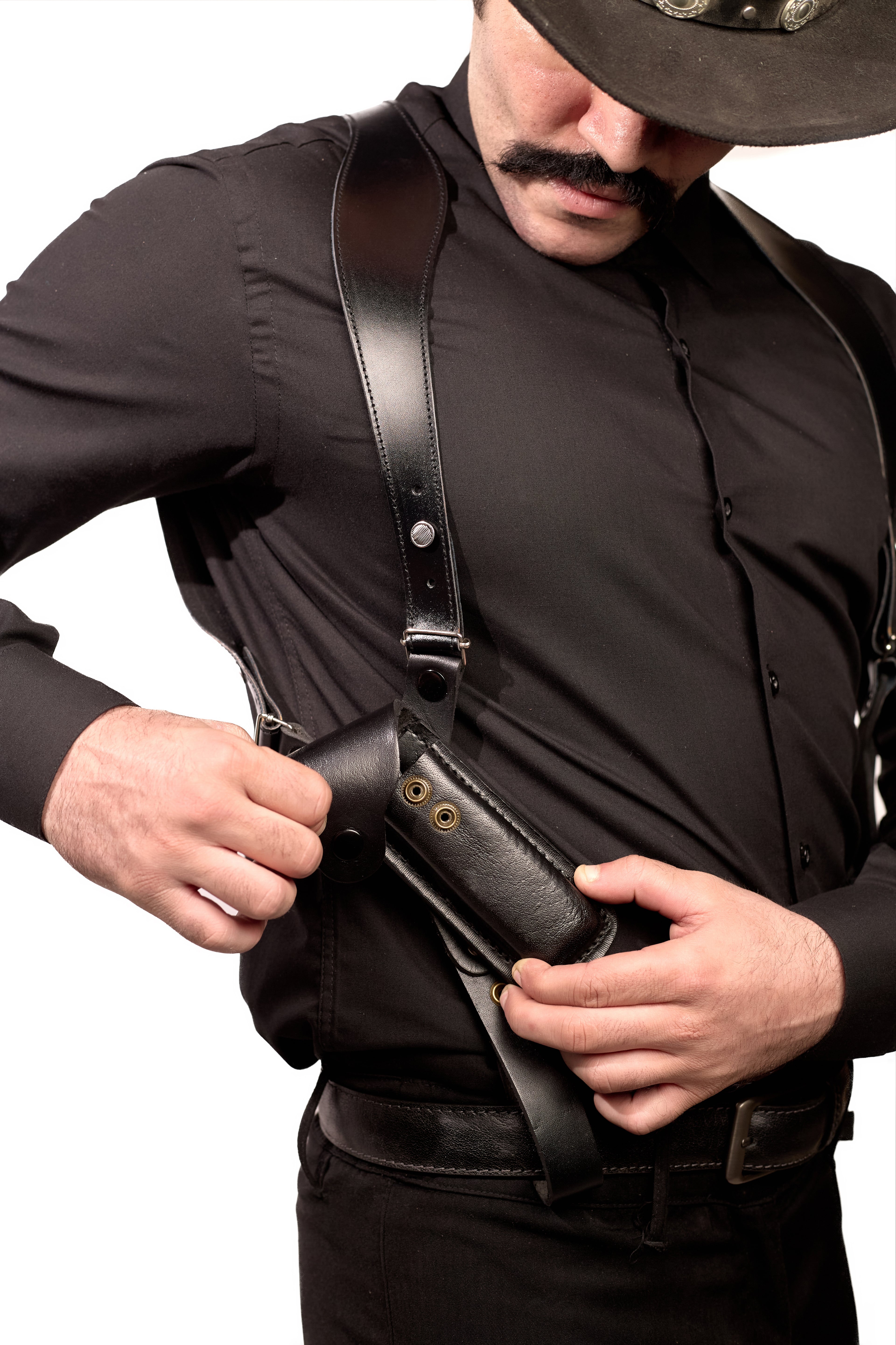 Shoulder Holster with Mag Pouch Black (Beretta)