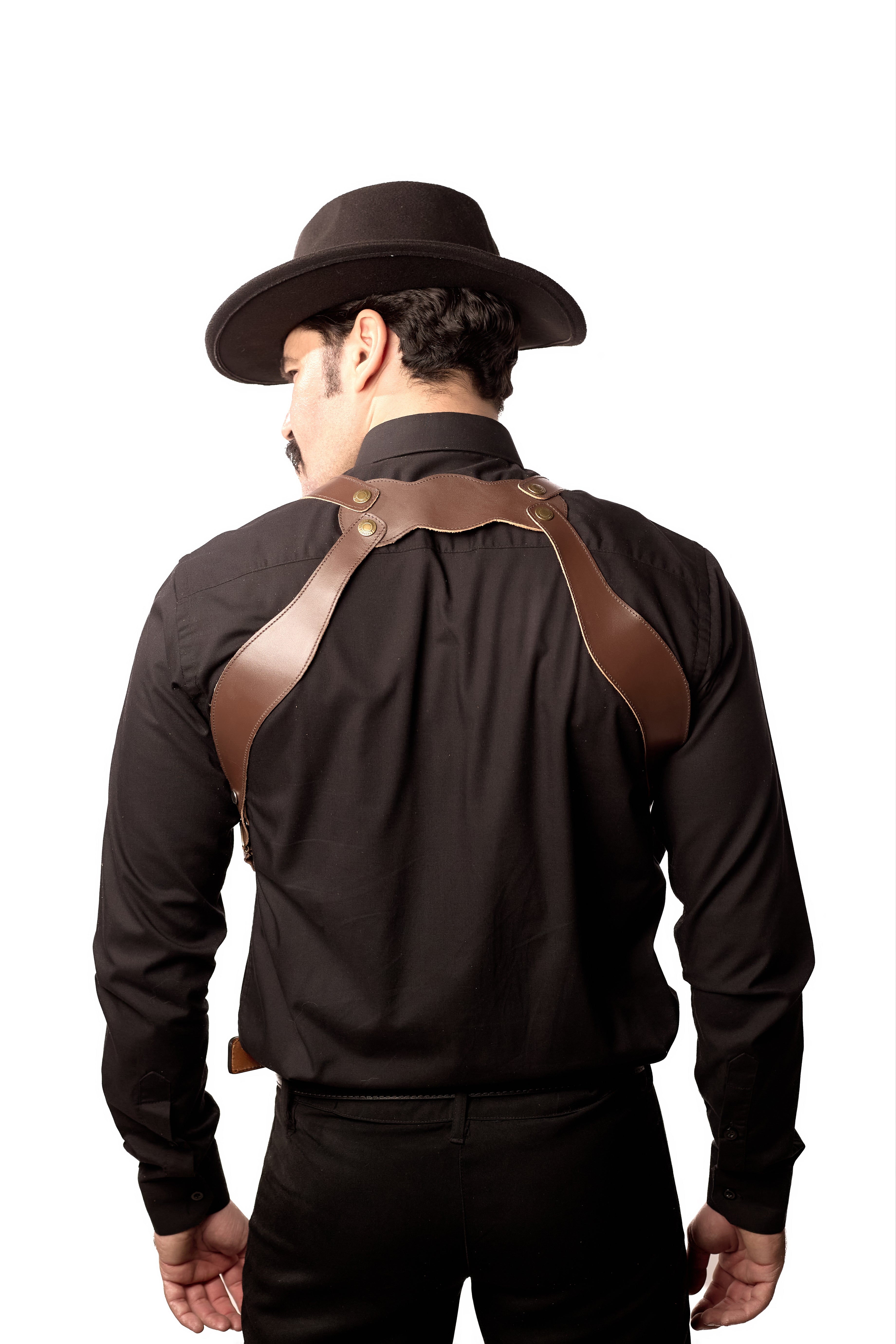 Shoulder Holster with 2 Mag Pouch Brown (Beretta)