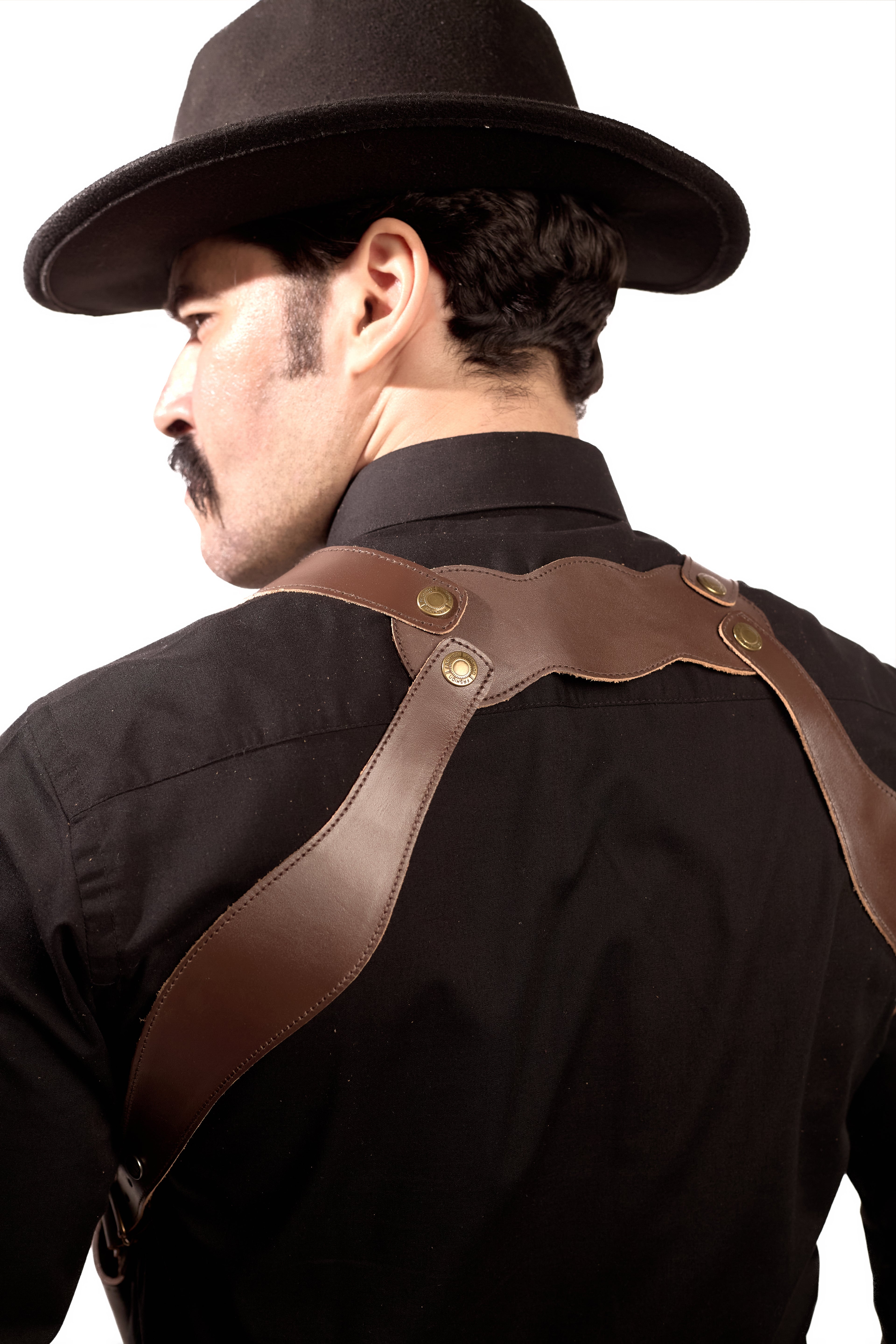 Shoulder Holster with 2 Mag Pouch Brown (Beretta)