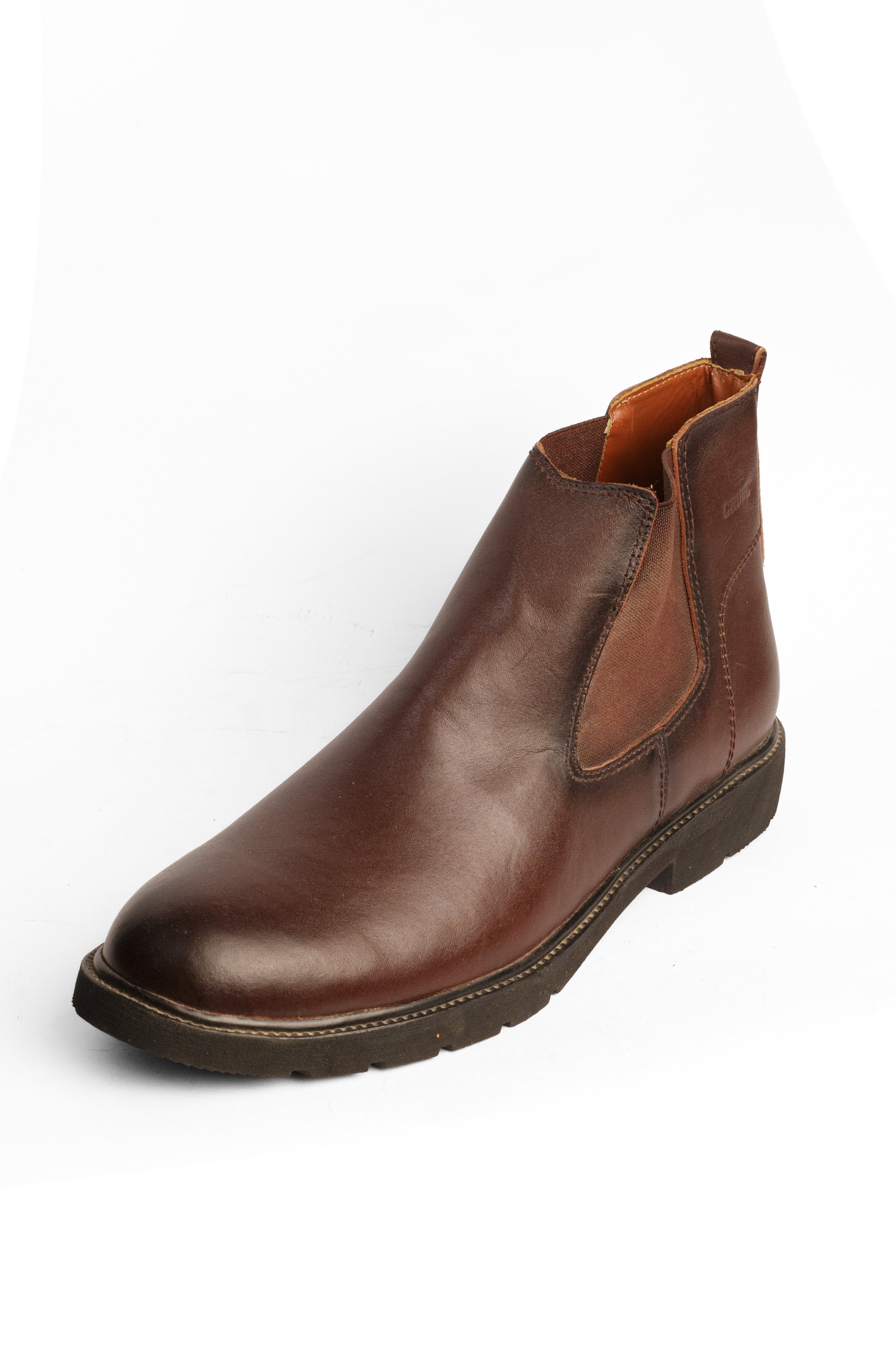 Leather Half Boot - Brown