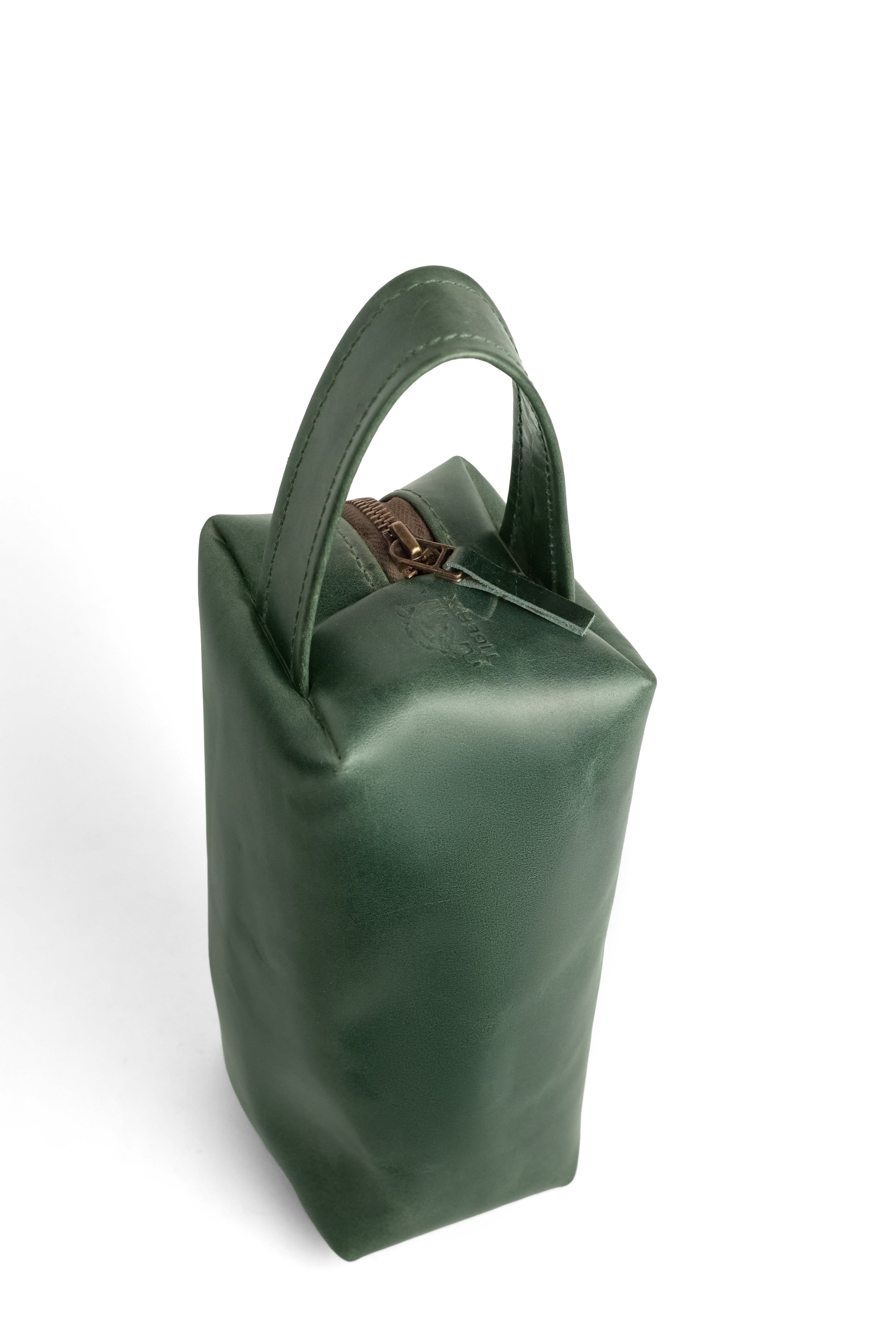 Hand Bag Green Crazy Horse XL