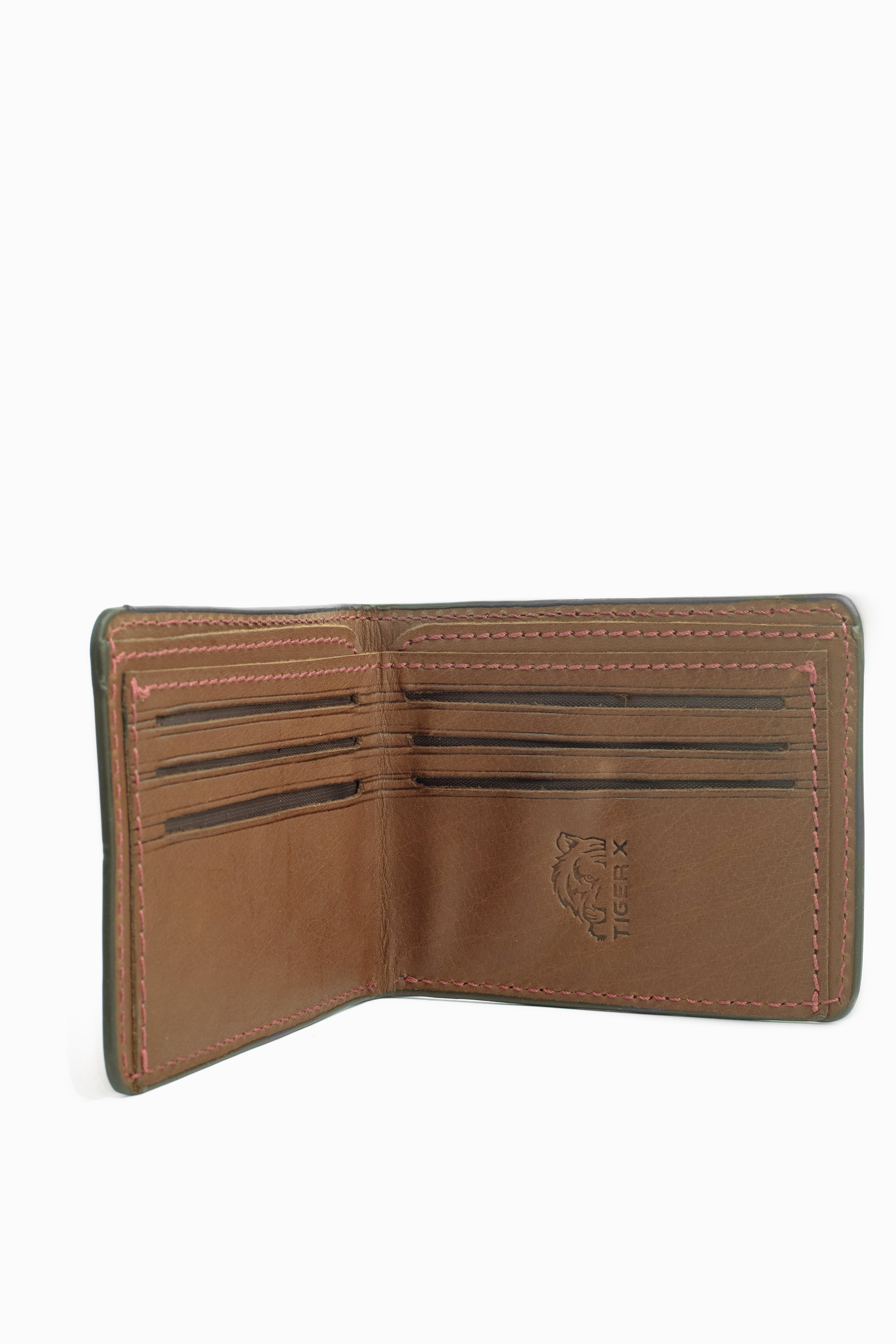 wallet napa 12 pockets brown