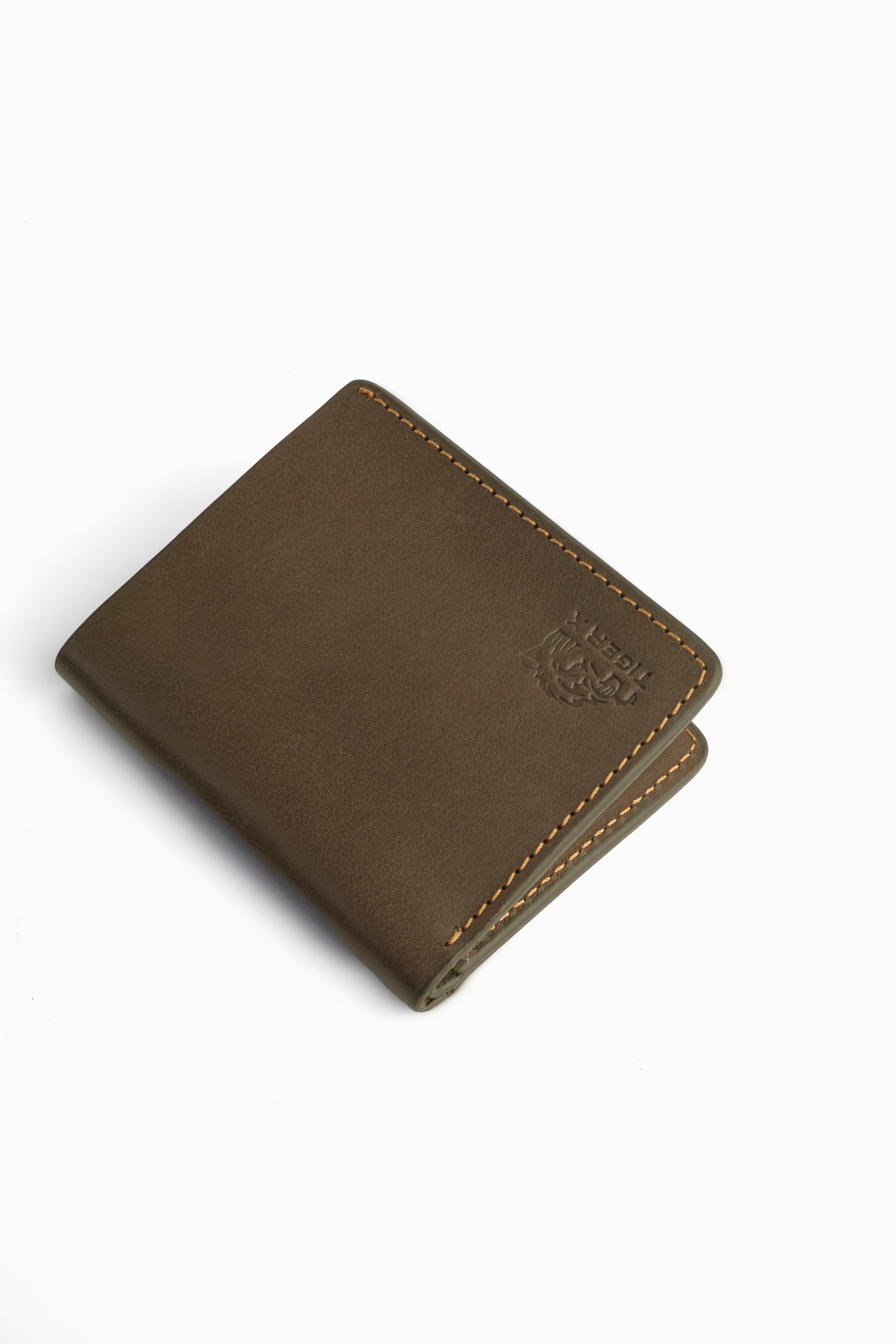 wallet napa Split Clear drak-brown