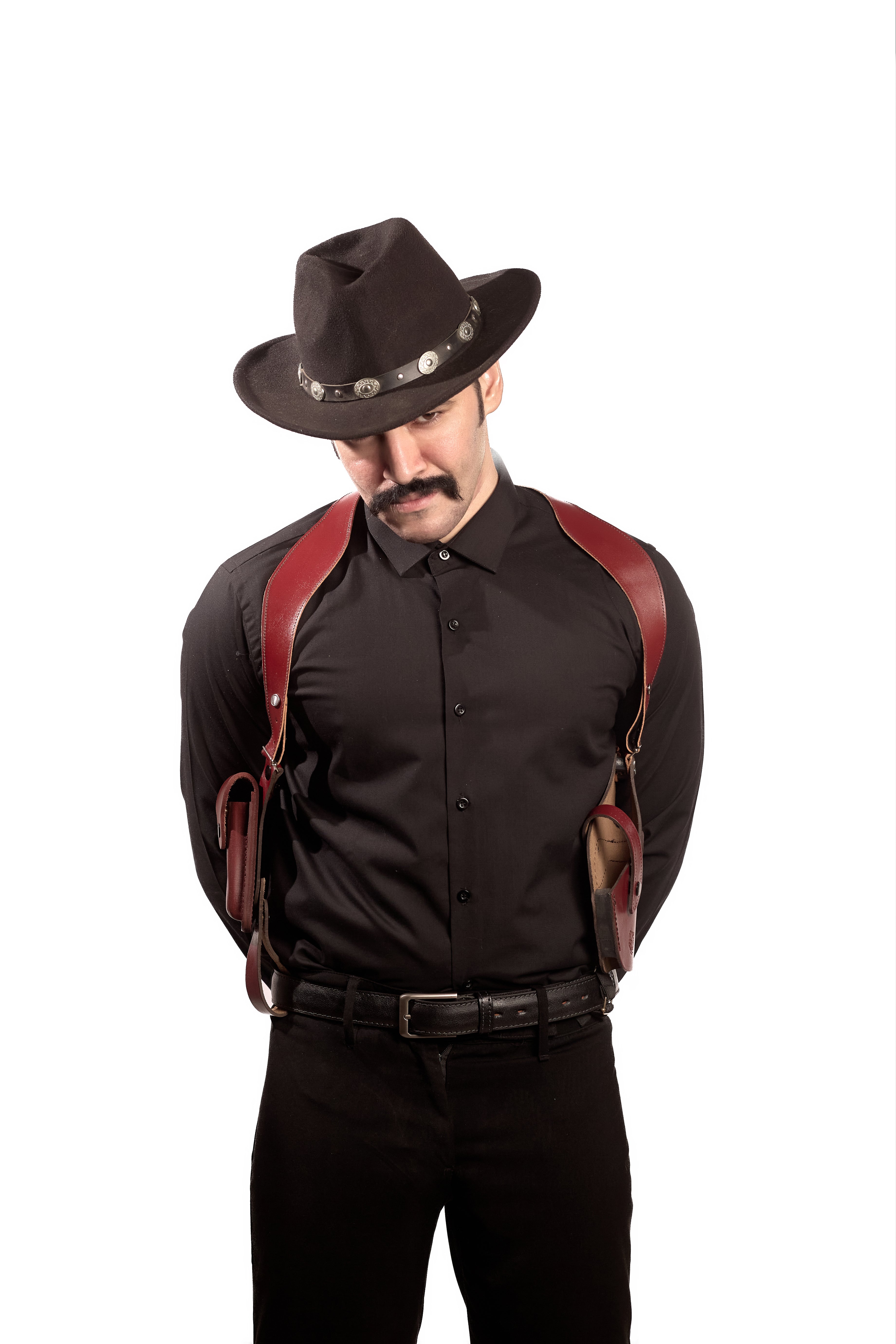 Shoulder Holster with Mag Pouch Burgundy (Sig_sauer)