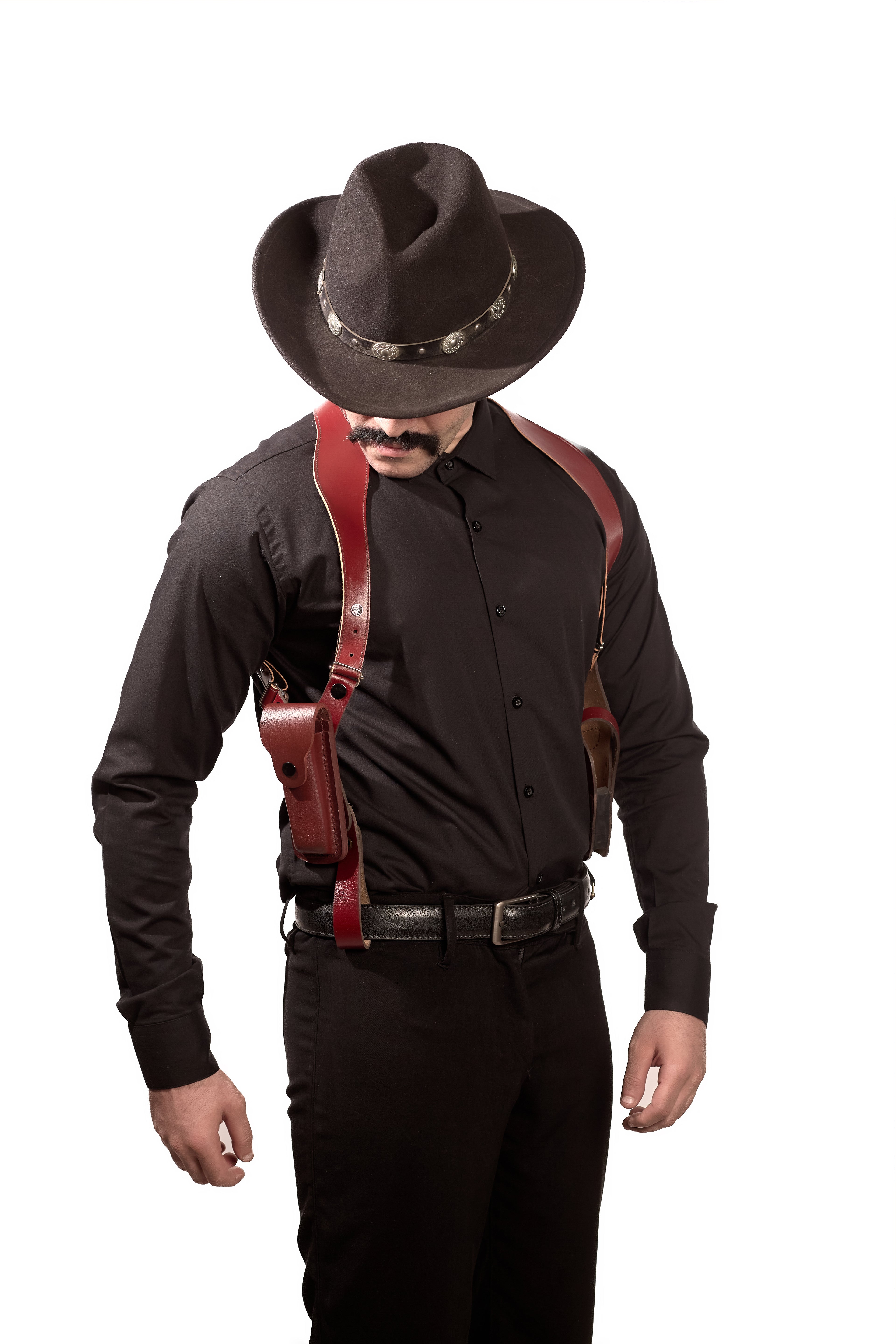 Shoulder Holster with Mag Pouch Burgundy (Sig_sauer)