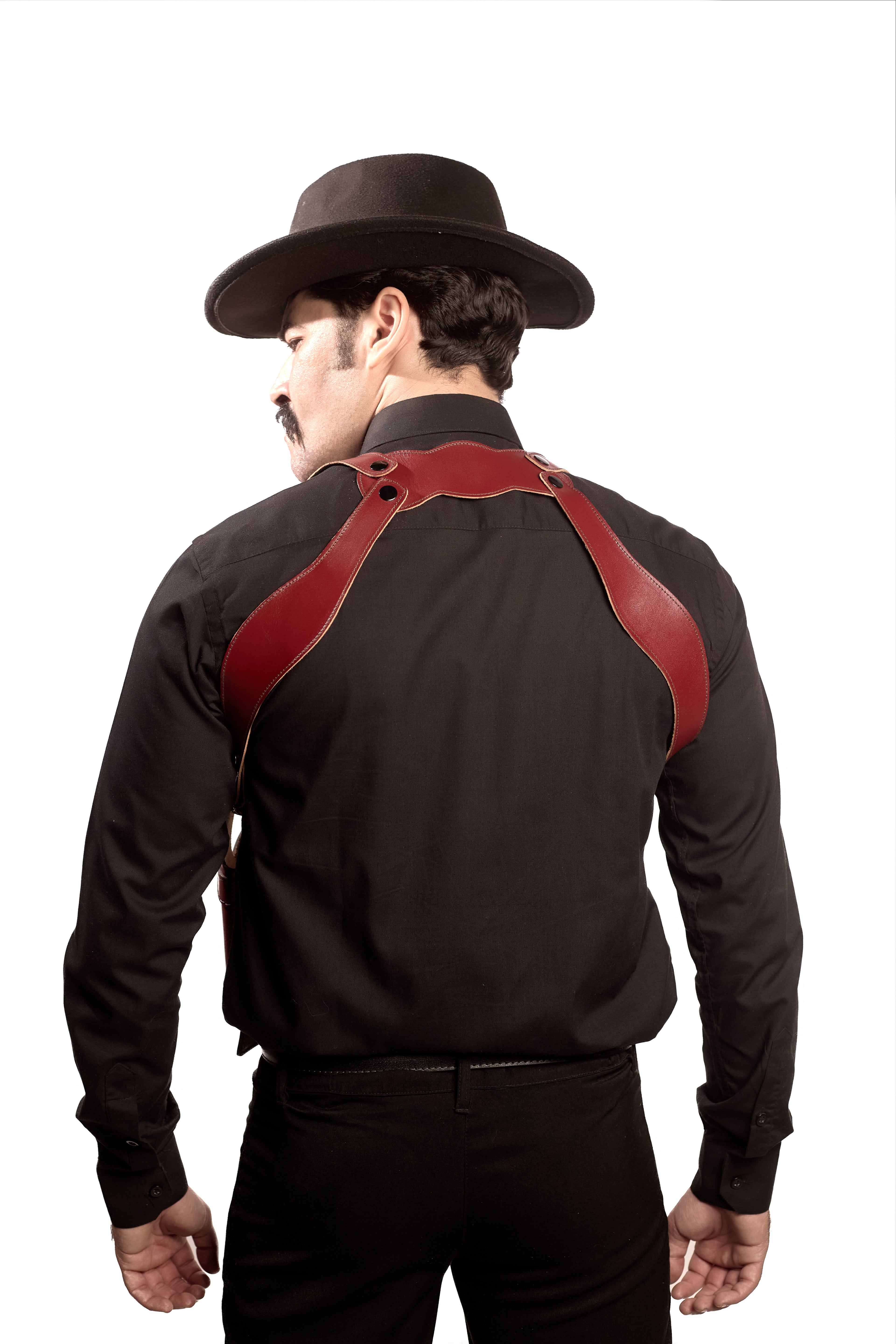 Shoulder Holster with Mag Pouch Burgundy (Sig_sauer)