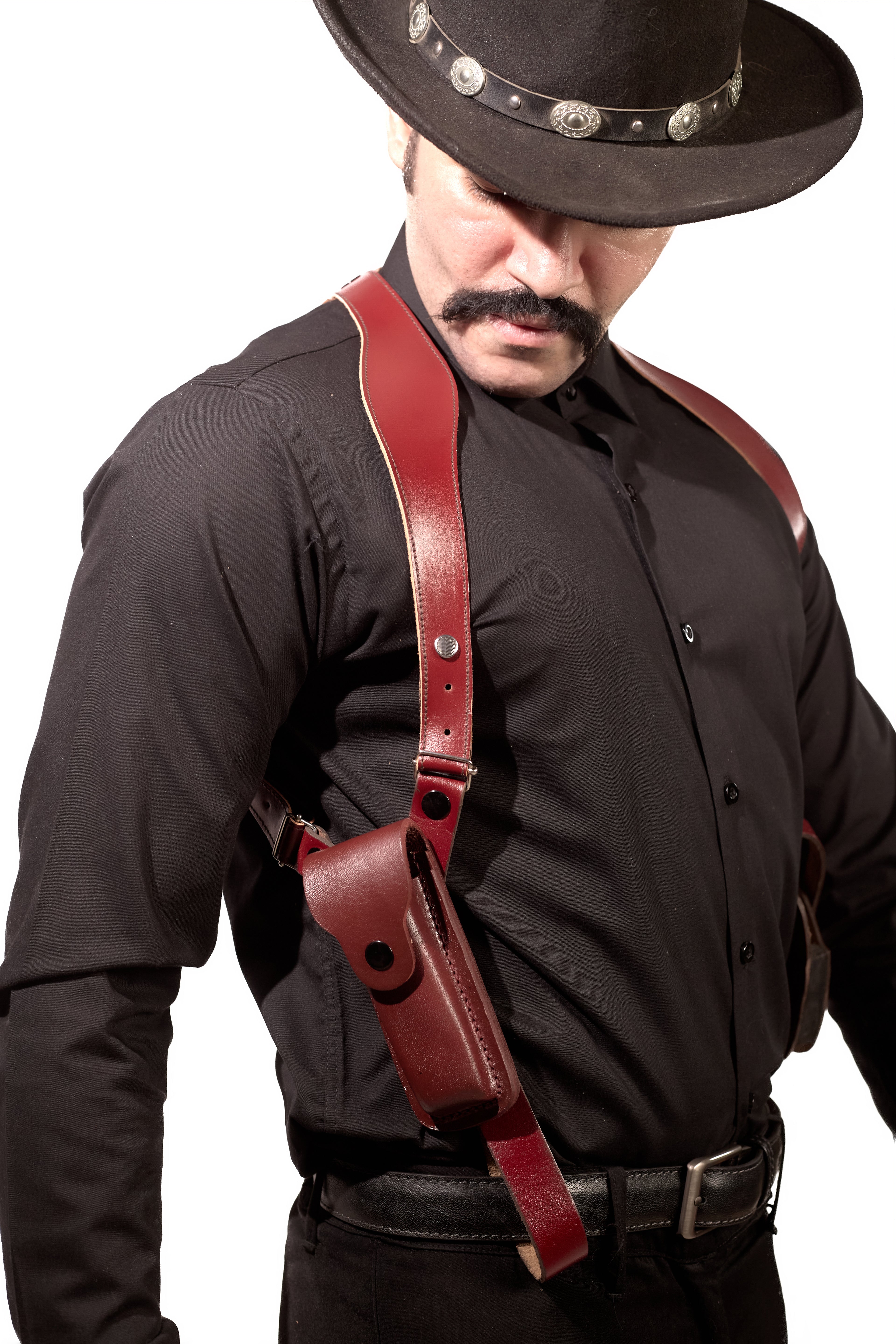 Shoulder Holster with Mag Pouch Burgundy (Sig_sauer)