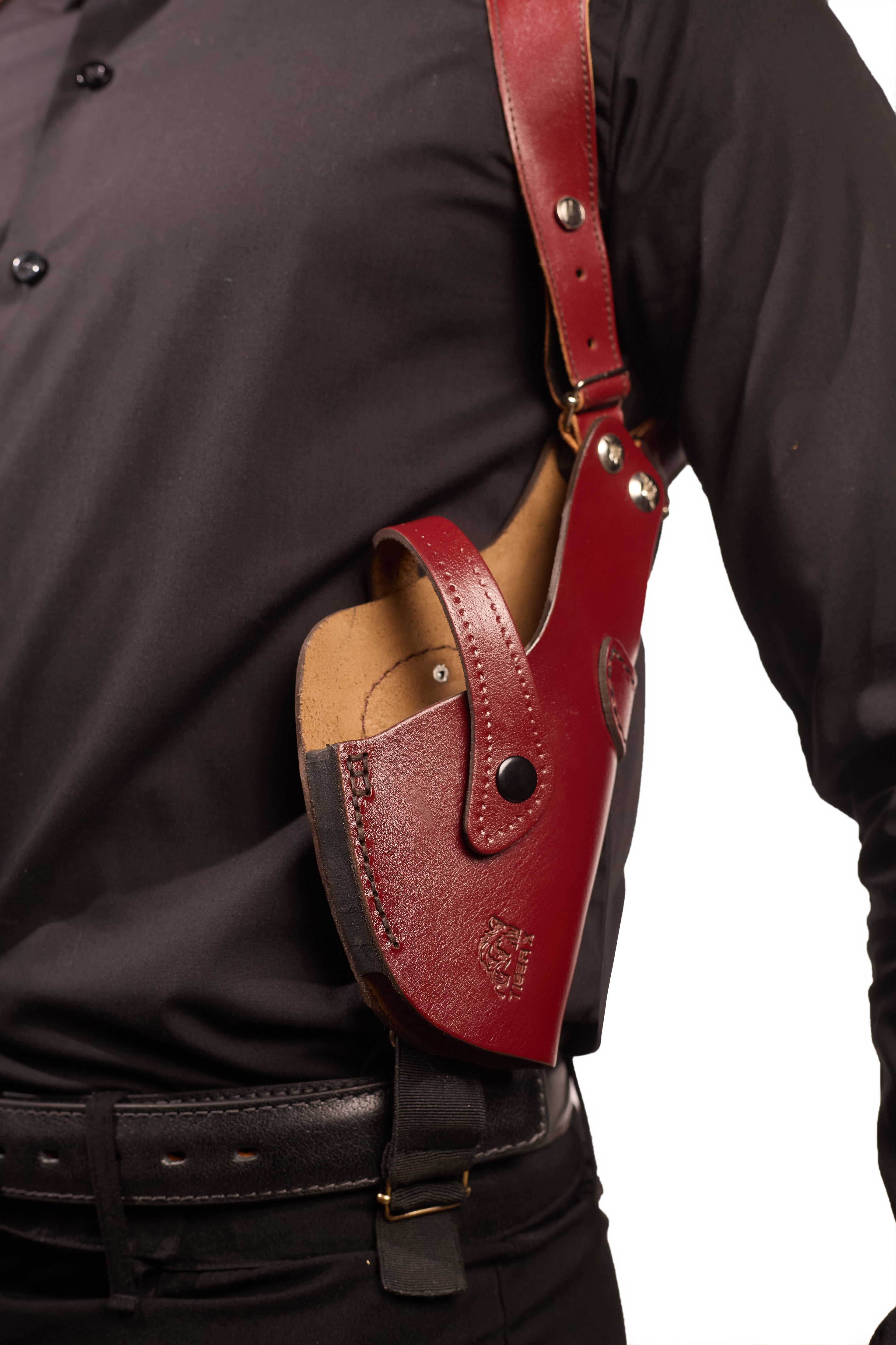 Shoulder Holster with Mag Pouch Burgundy (Sig_sauer)