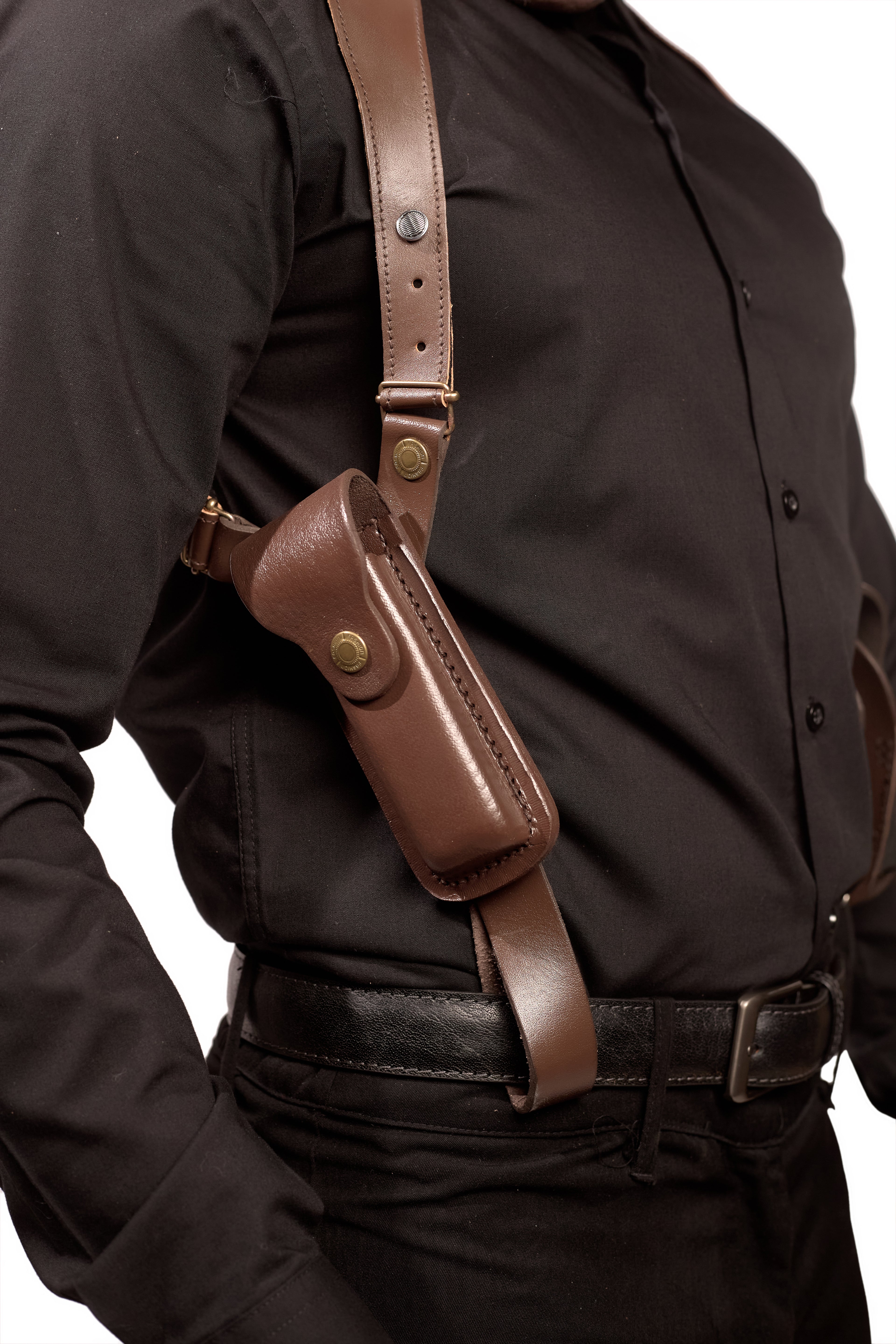 Shoulder Holster with Mag Pouch Brown (Sig_sauer)
