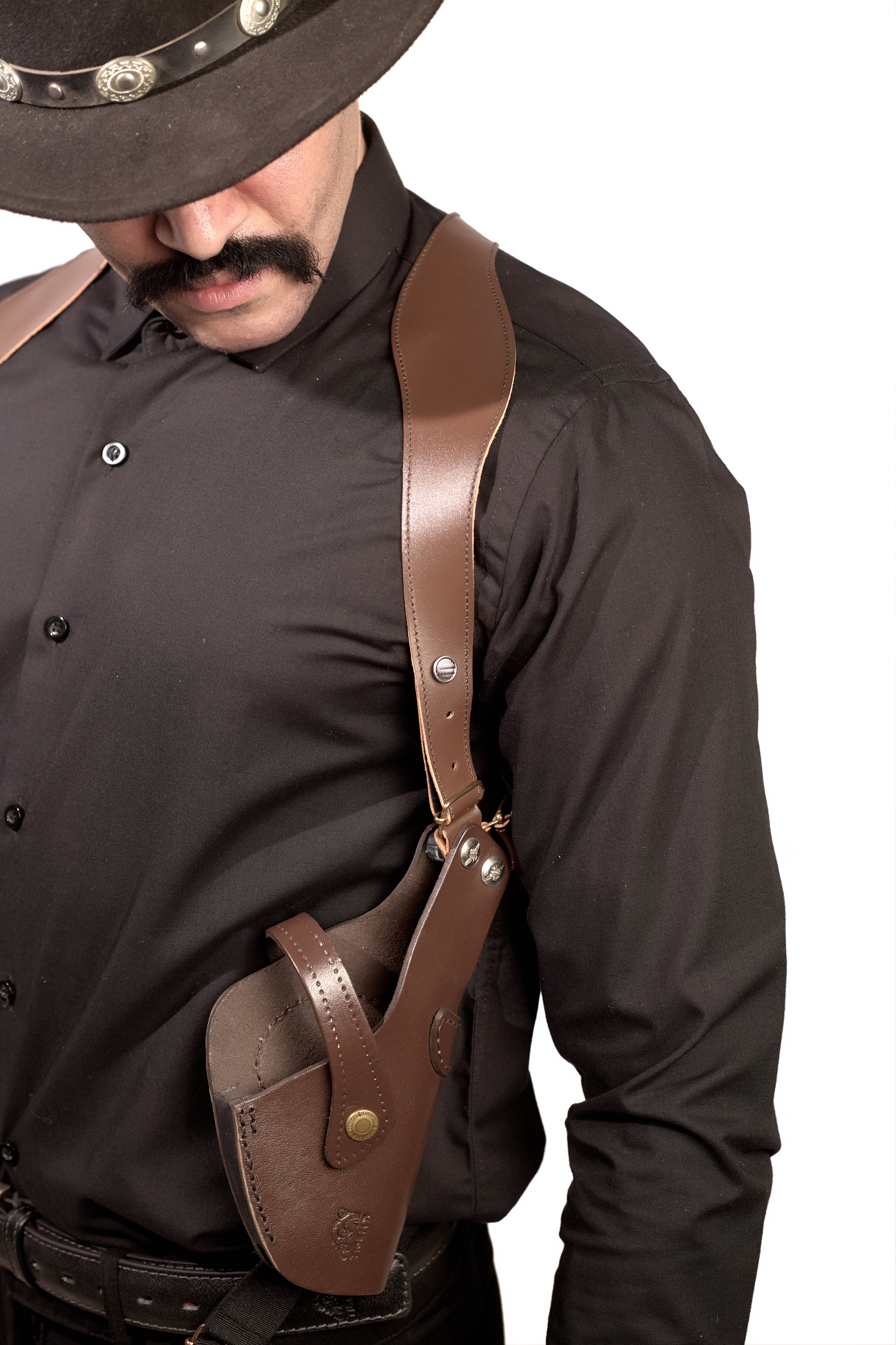 Shoulder Holster with Mag Pouch Brown (Sig_sauer)