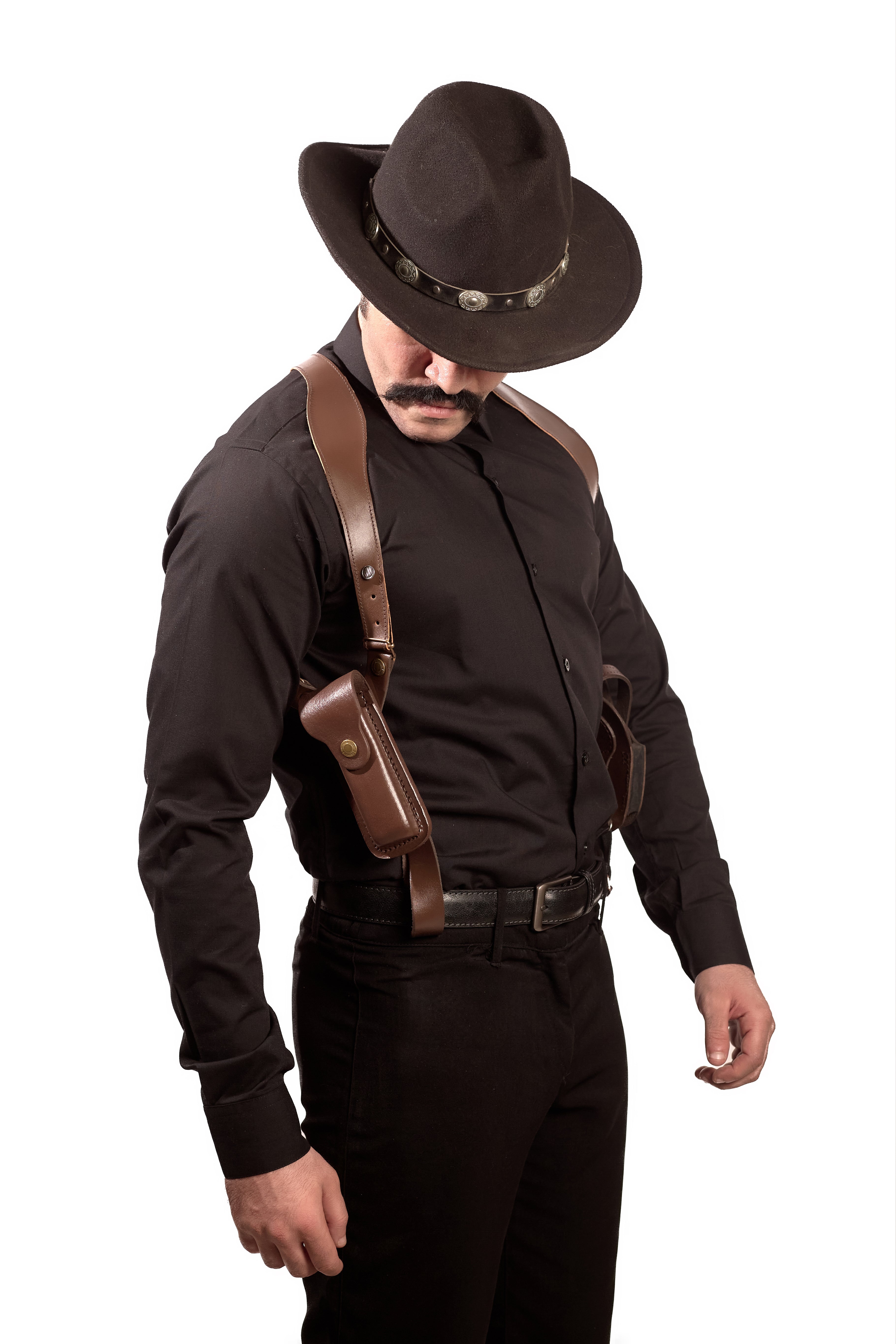 Shoulder Holster with Mag Pouch Brown (Sig_sauer)