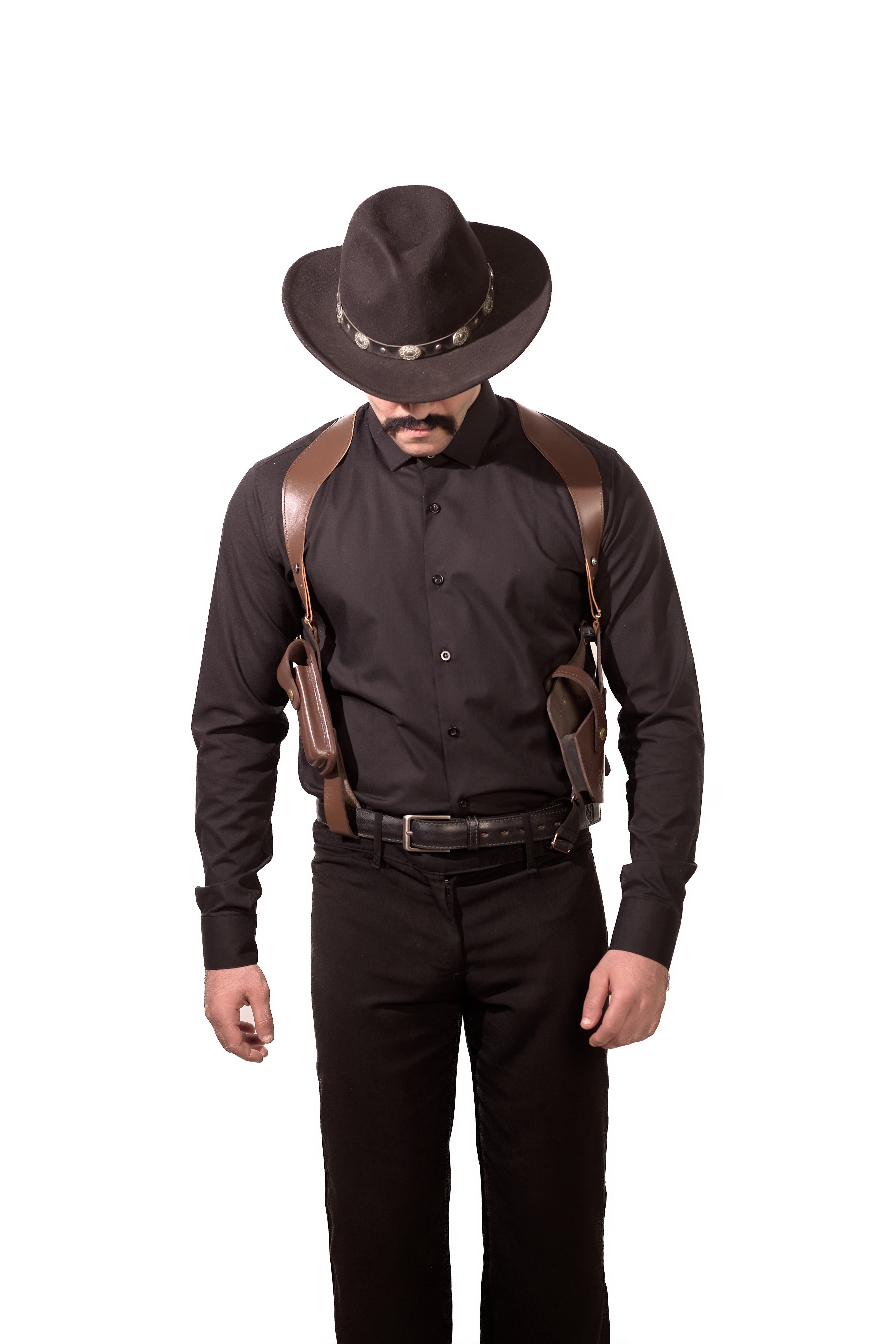 Shoulder Holster with Mag Pouch Brown (Sig_sauer)