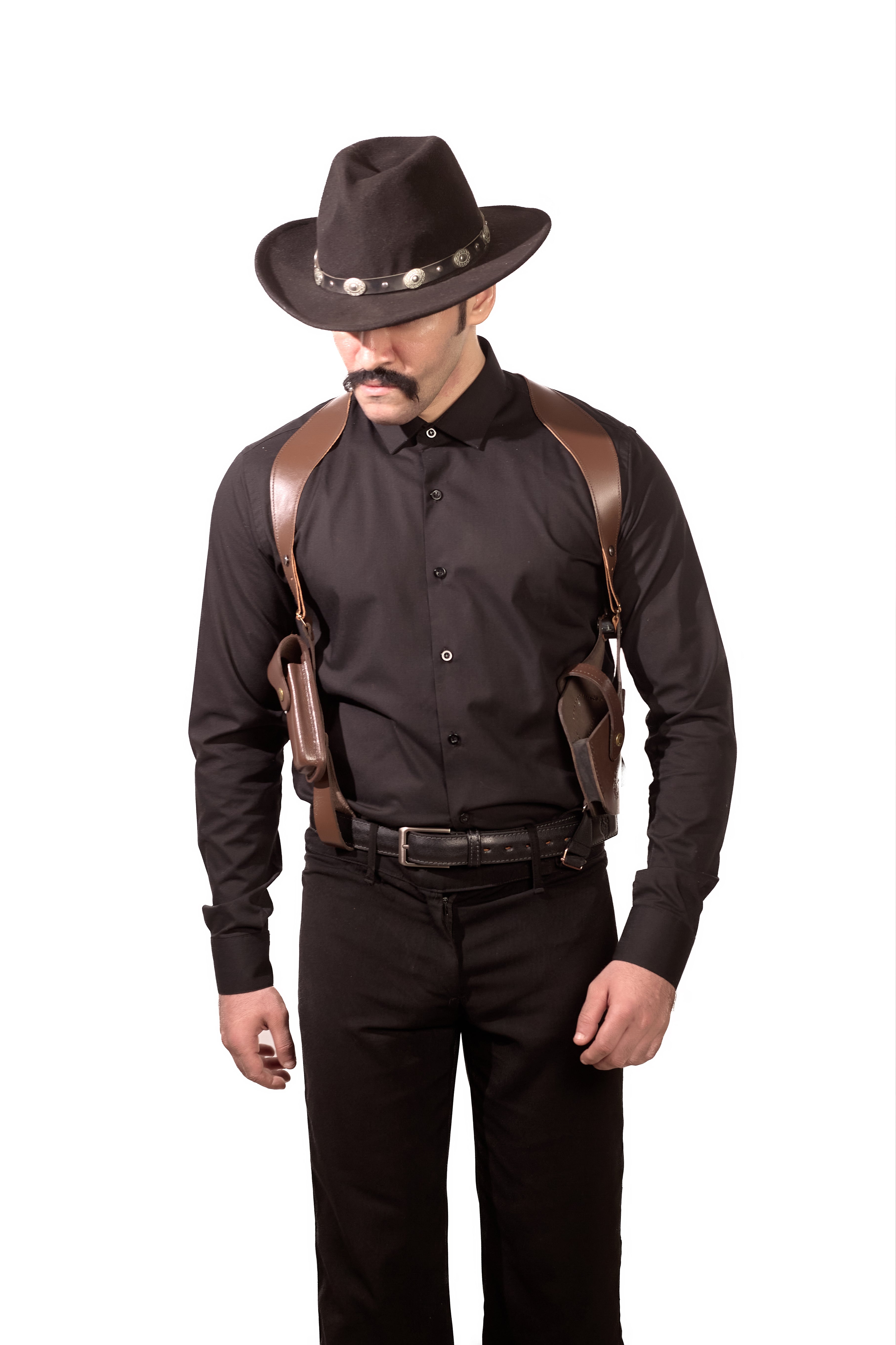 Shoulder Holster with Mag Pouch Brown (Sig_sauer)