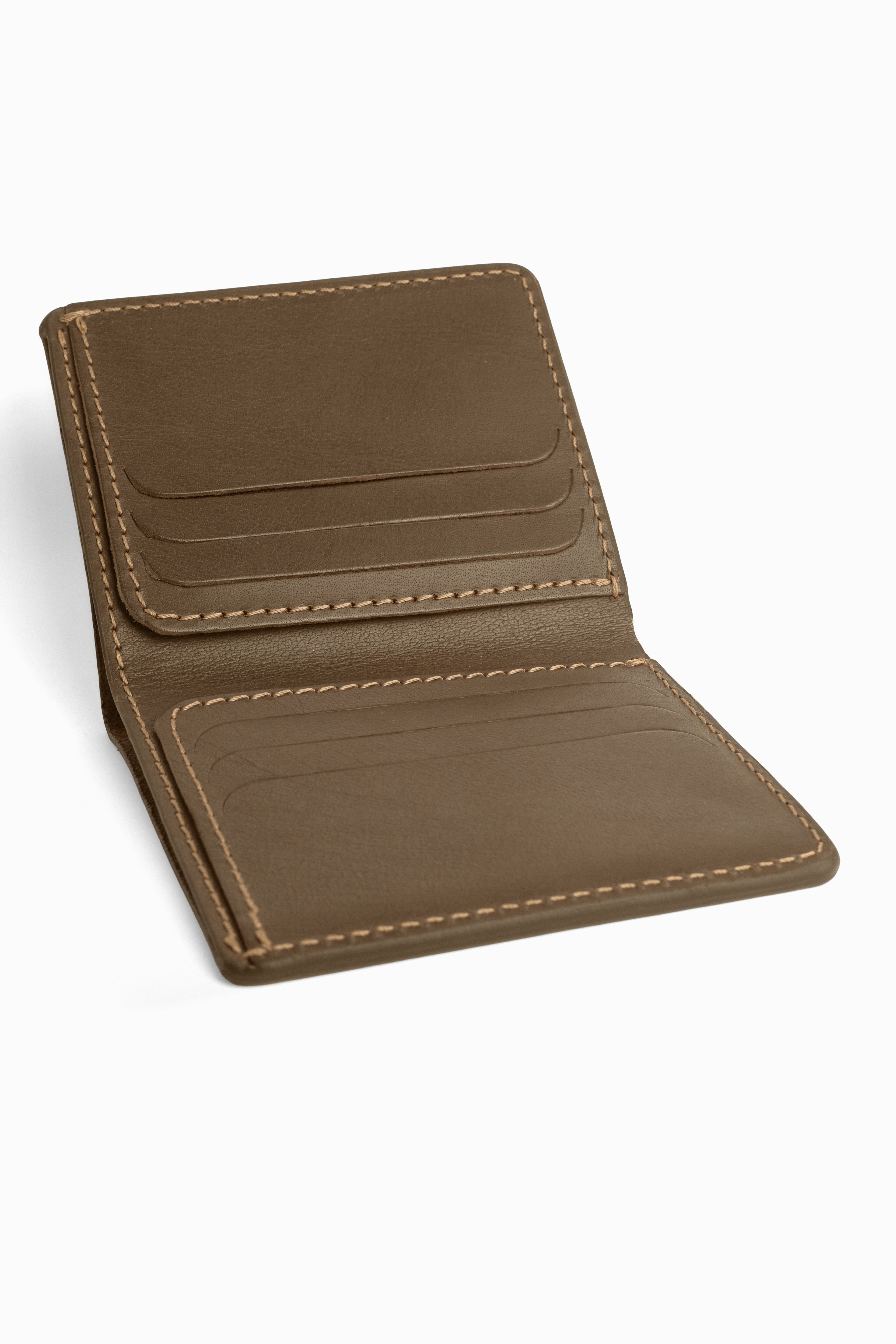 wallet napa Split dark-brown