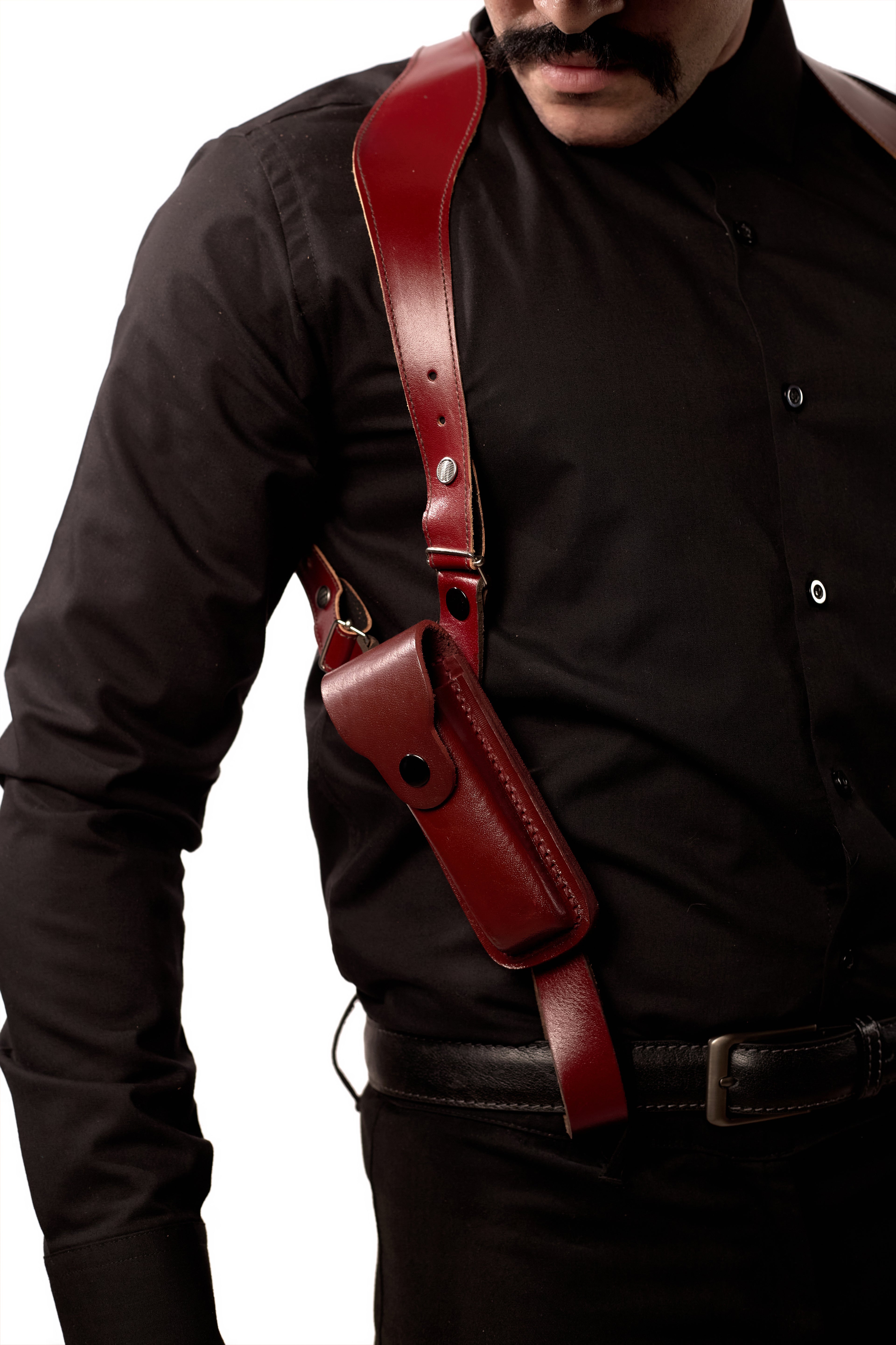 Shoulder Holster with Mag Pouch Burgundy (Beretta)