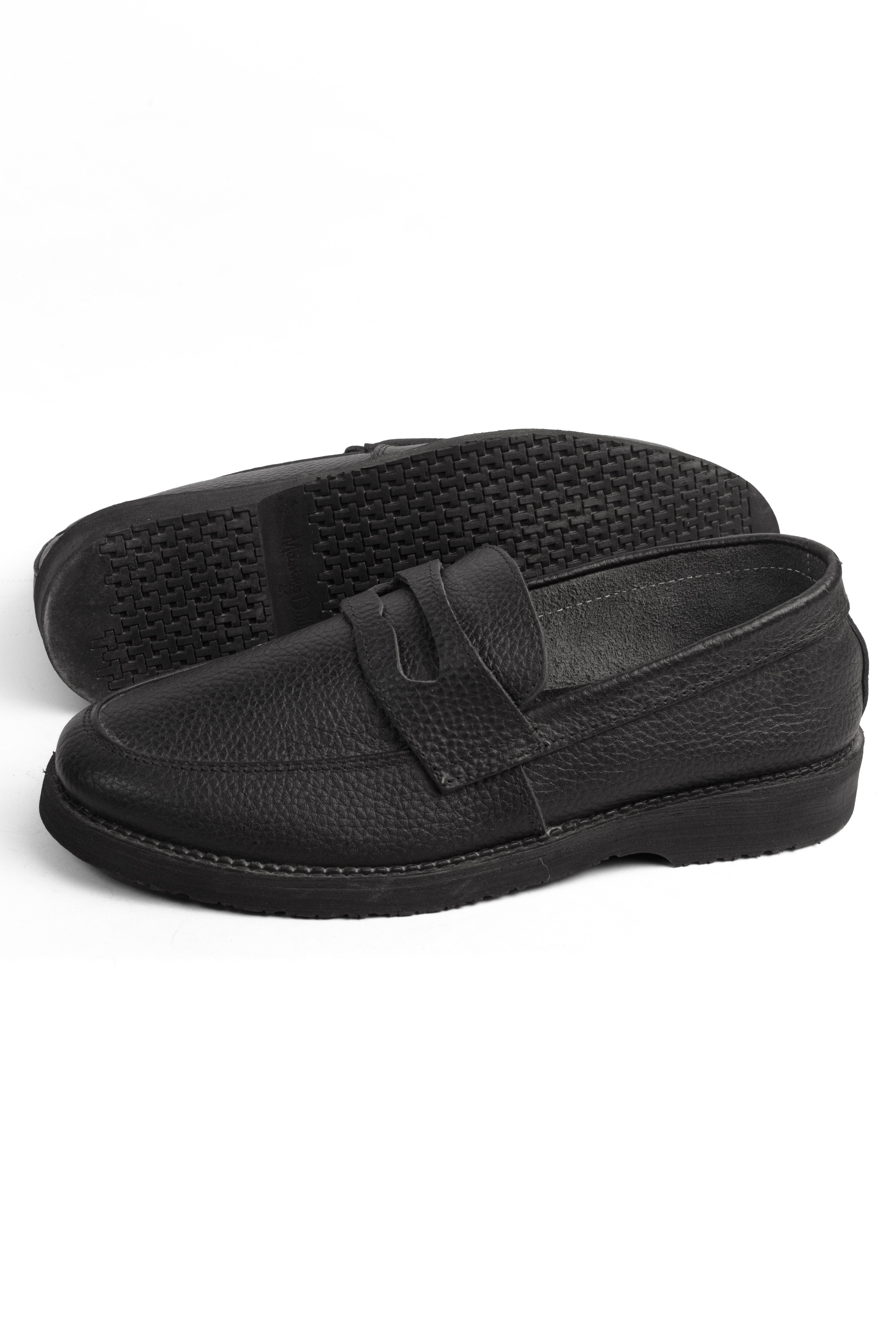 Leather Half Shoes - Black